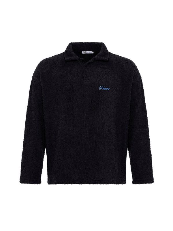VAMOS CLO VAMOS CLO Sweater majica  azur / crna