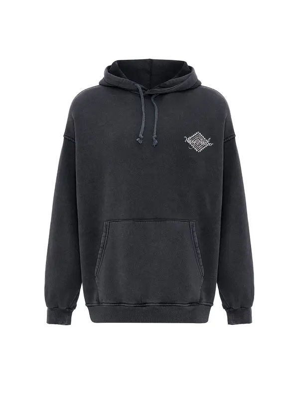 VAMOS CLO VAMOS CLO Sweater majica  crna / bijela