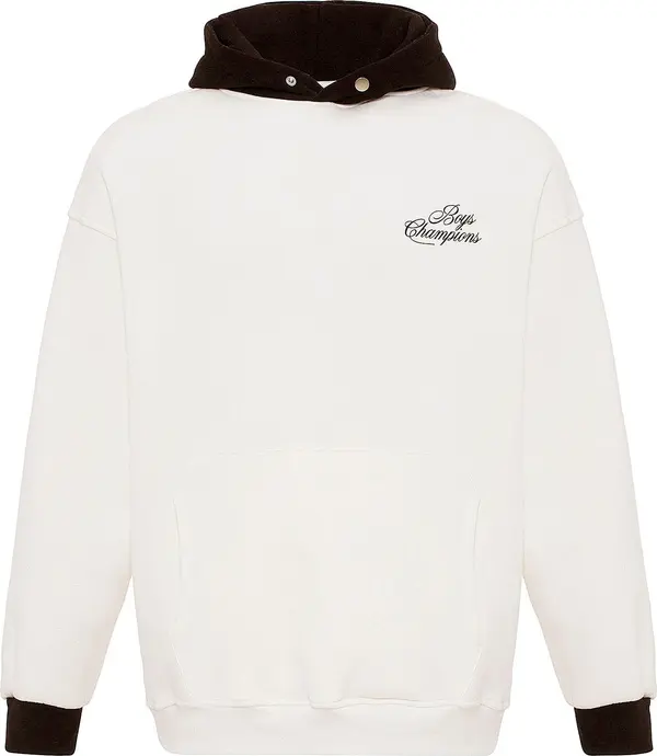 VAMOS CLO VAMOS CLO Sweater majica  ecru/prljavo bijela / crna