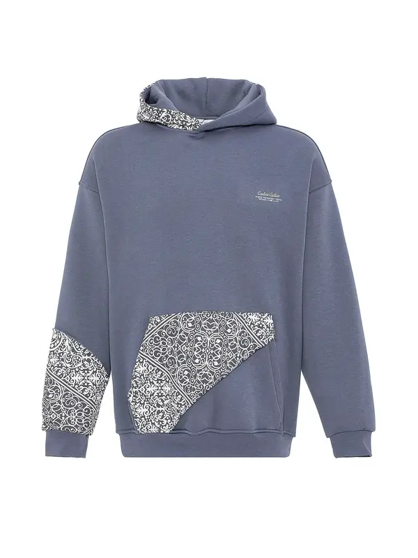 VAMOS CLO VAMOS CLO Sweater majica  grafit siva / srebro