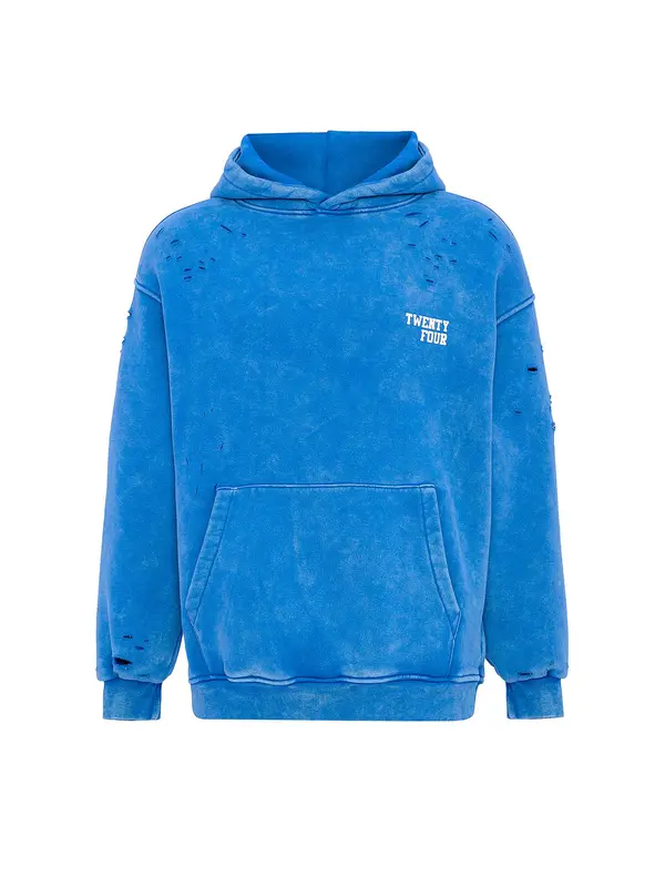 VAMOS CLO VAMOS CLO Sweater majica  kraljevsko plava / prljavo bijela