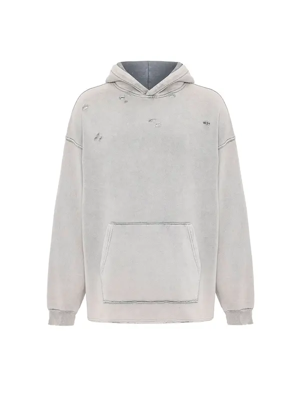 VAMOS CLO VAMOS CLO Sweater majica  svijetlosiva
