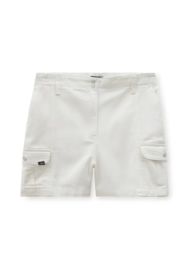VANS VANS Cargo hlače  crna / bijela