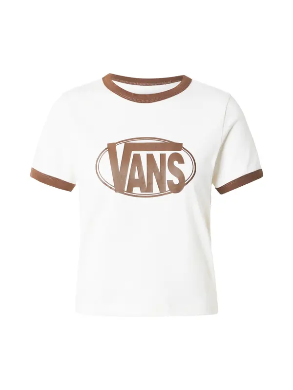 VANS VANS Majica  boja slonovače / čokolada