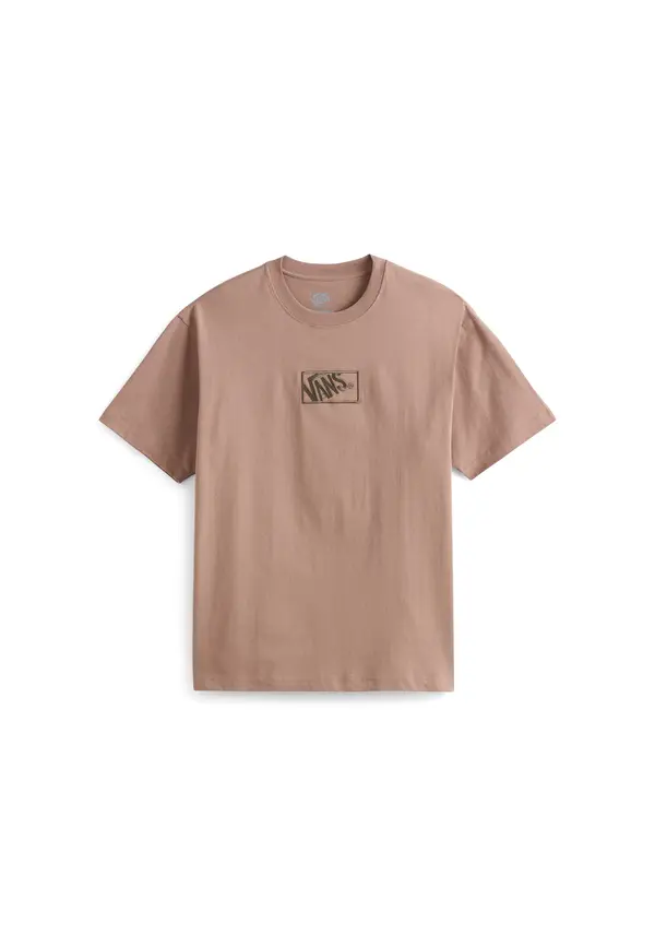 VANS VANS Majica  cappuccino / crna