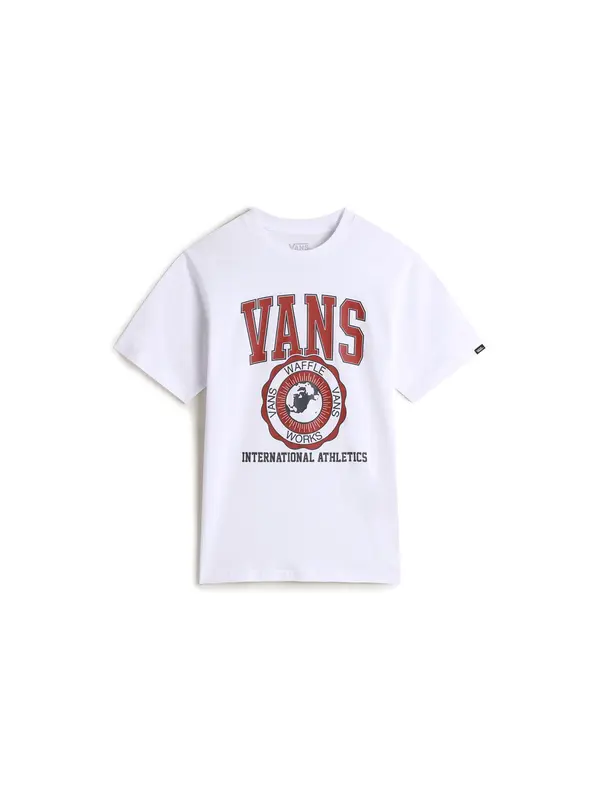 VANS VANS Majica 'Inter'  krvavo crvena / crna / bijela