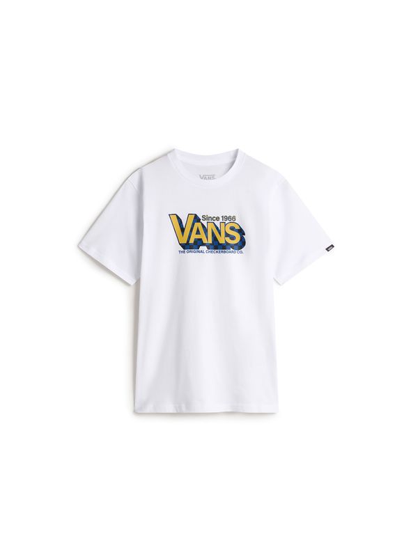 VANS VANS Majica  mornarsko plava / žuta / crna / bijela
