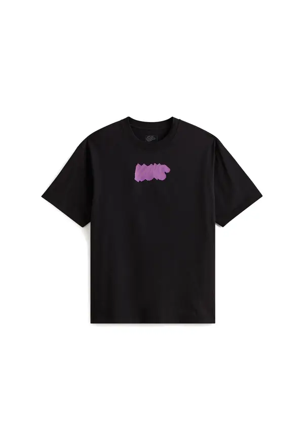 VANS VANS Majica 'Stone Swirl'  ljubičasta / sivkasto ljubičasta (mauve) / crna