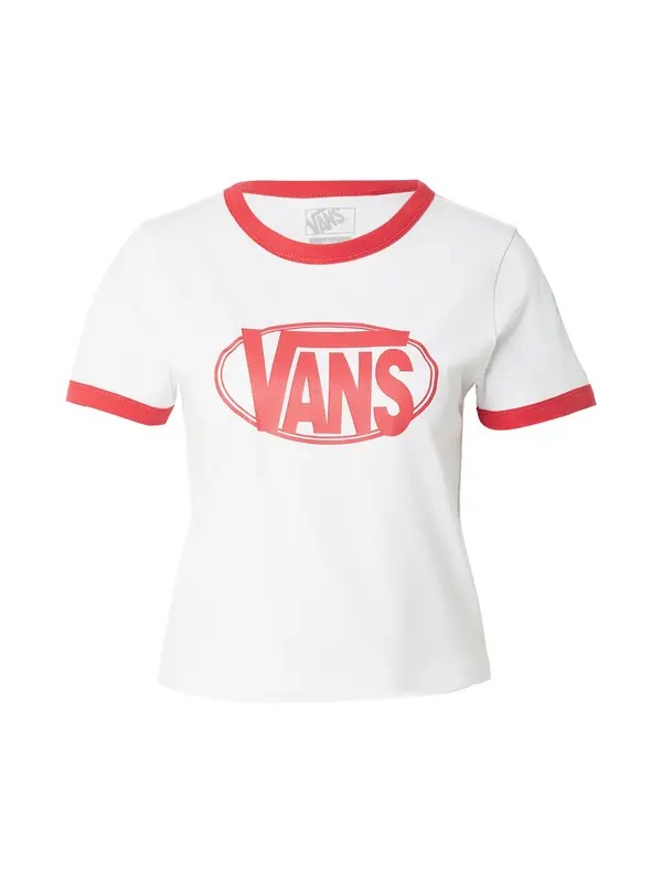 VANS VANS Majica  svijetlocrvena / bijela