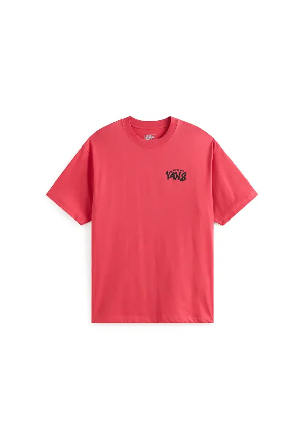 VANS VANS Majica  svijetlocrvena / crna / bijela