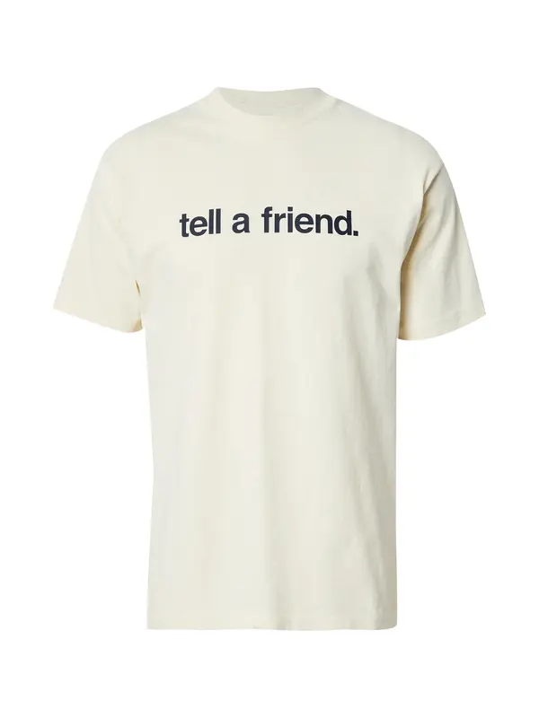 VANS VANS Majica 'Tell A Friend'  bež / crna