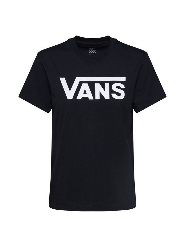 VANS VANS Majica 'WM FLYING V CREW'  crna / bijela