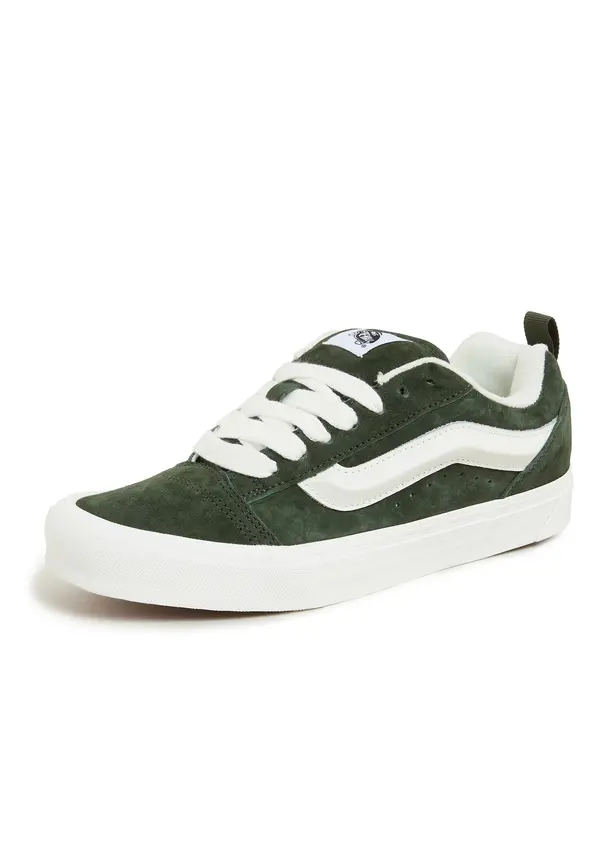 VANS VANS Niske tenisice 'Knu Skool'  tamno zelena / bijela