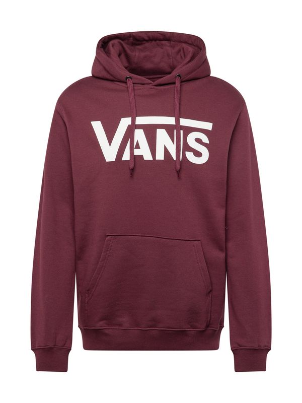 VANS VANS Sweater majica 'Classic'  bordo / bijela