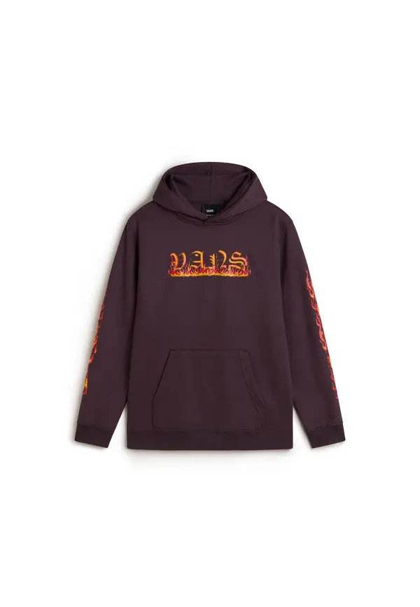VANS VANS Sweater majica 'Inferno'  tamo žuta / narančasta / krvavo crvena / boja vina