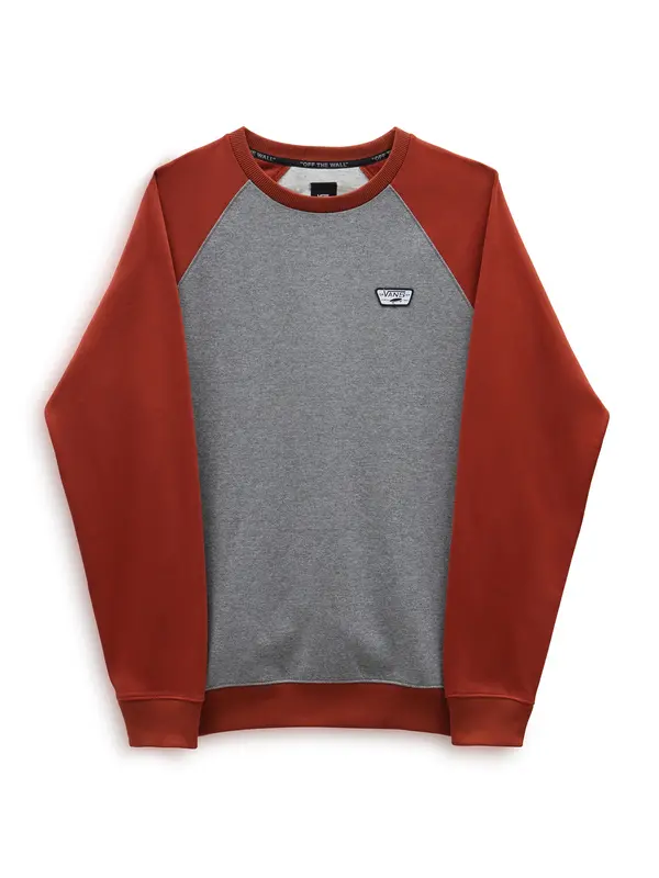 VANS VANS Sweater majica 'Rutland III'  hrđavo smeđa / siva melange