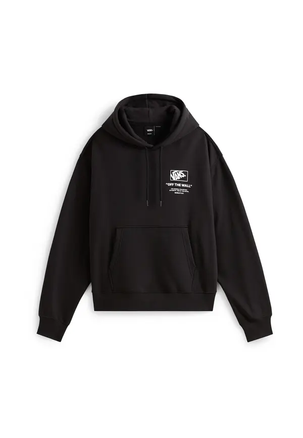 VANS VANS Sweater majica 'Stacked Hi'  crna / bijela