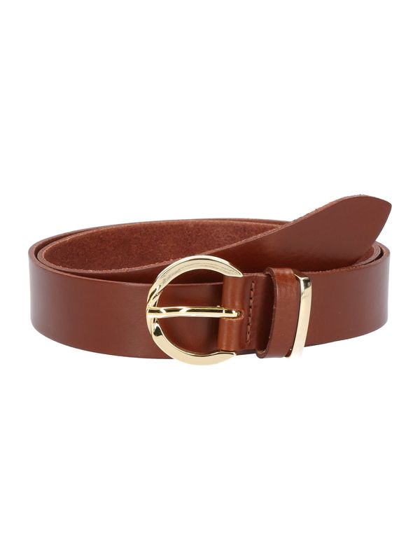 VANZETTI VANZETTI Remen 'Old Money'  konjak / zlatna