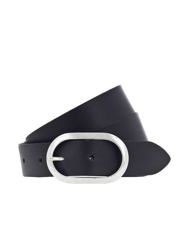 VANZETTI VANZETTI Remen 'Oval 3cm'  crna / srebro