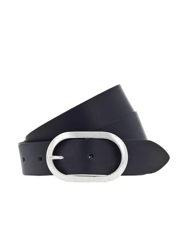 VANZETTI VANZETTI Remen 'Oval 3cm'  crna / srebro