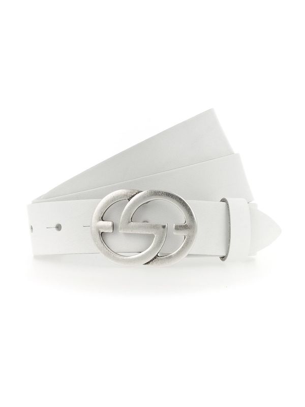 VANZETTI VANZETTI Remen  srebro / bijela