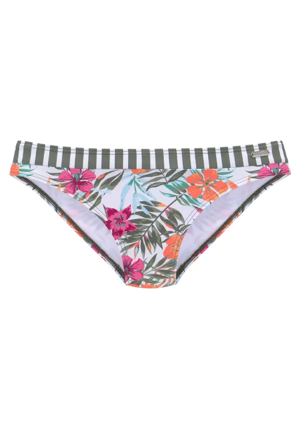 VENICE BEACH VENICE BEACH Bikini donji dio 'Summer'  maslinasta / lila / tamno roza / bijela