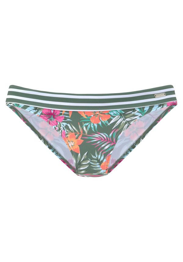 VENICE BEACH VENICE BEACH Bikini donji dio 'Summer'  žad / tamno zelena / narančasta / roza