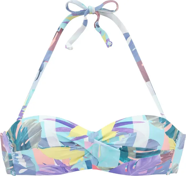 VENICE BEACH VENICE BEACH Bikini gornji dio  akvamarin / žuta / ljubičasta / puder roza