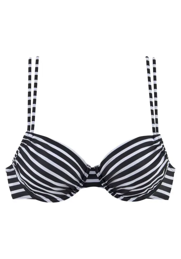 VENICE BEACH VENICE BEACH Bikini gornji dio  crna / bijela
