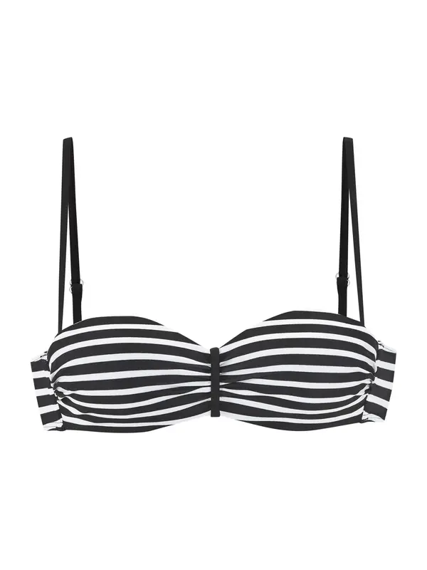 VENICE BEACH VENICE BEACH Bikini gornji dio  crna / bijela