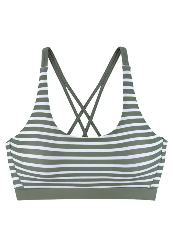 VENICE BEACH VENICE BEACH Bikini gornji dio  maslinasta / prljavo bijela