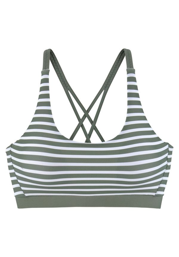 VENICE BEACH VENICE BEACH Bikini gornji dio  maslinasta / prljavo bijela
