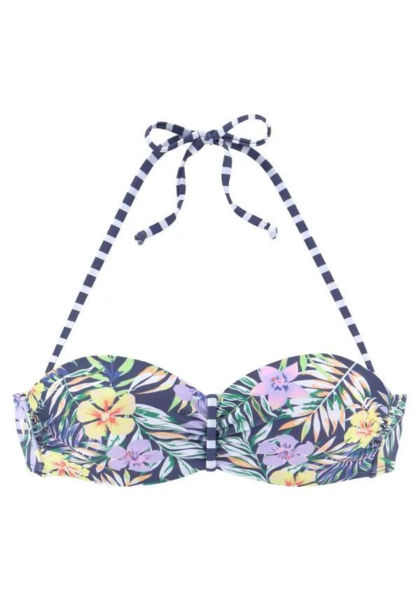 VENICE BEACH VENICE BEACH Bikini gornji dio  morsko plava / svijetložuta / svijetlozelena / lila