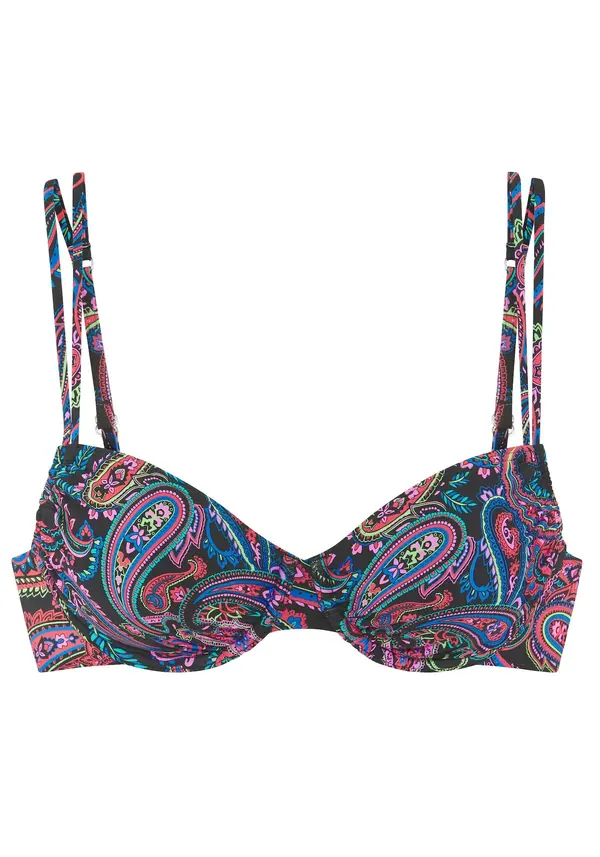 VENICE BEACH VENICE BEACH Bikini gornji dio  plava / roza / crvena / crna