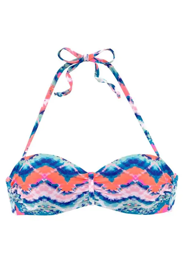 VENICE BEACH VENICE BEACH Bikini gornji dio  plava / roza / crvena