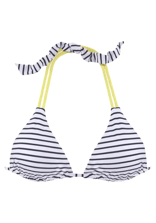 VENICE BEACH VENICE BEACH Bikini gornji dio  žuta / crna / bijela