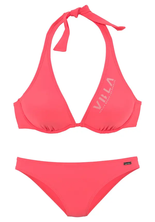 VENICE BEACH VENICE BEACH Bikini  malina / bijela