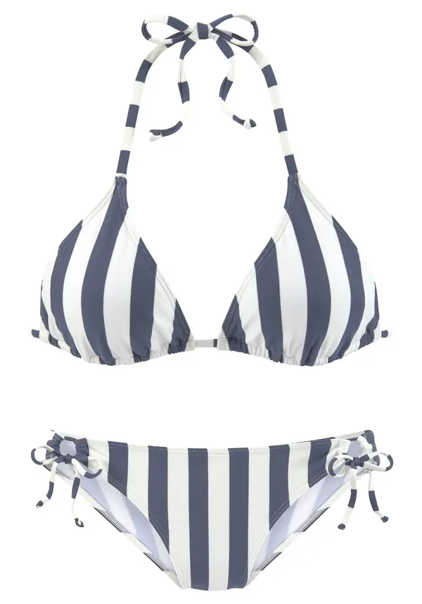 VENICE BEACH VENICE BEACH Bikini  mornarsko plava / bijela