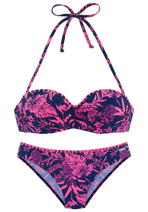 VENICE BEACH VENICE BEACH Bikini  morsko plava / roza