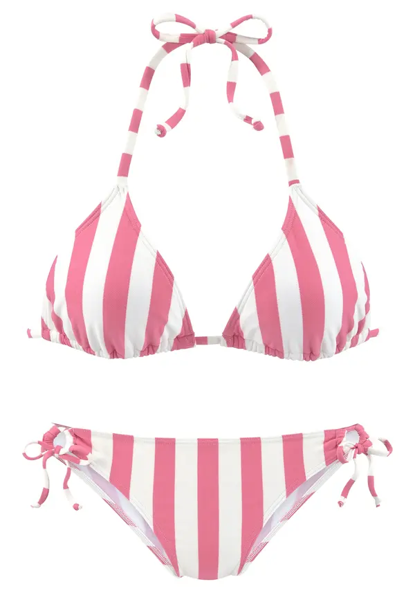 VENICE BEACH VENICE BEACH Bikini  roza / bijela