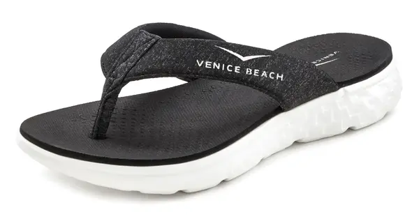 VENICE BEACH VENICE BEACH Japanke  crna melange / prljavo bijela