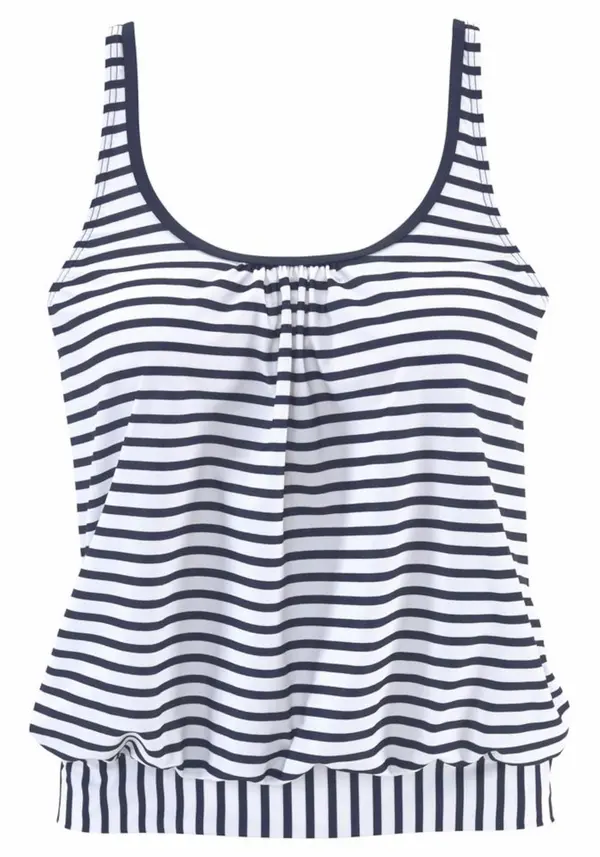 VENICE BEACH VENICE BEACH Tankini top 'Summer'  mornarsko plava / bijela