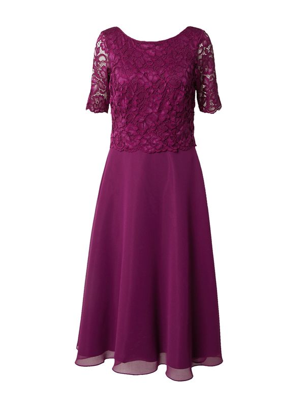 Vera Mont Vera Mont Koktel haljina  ljubičasto crvena