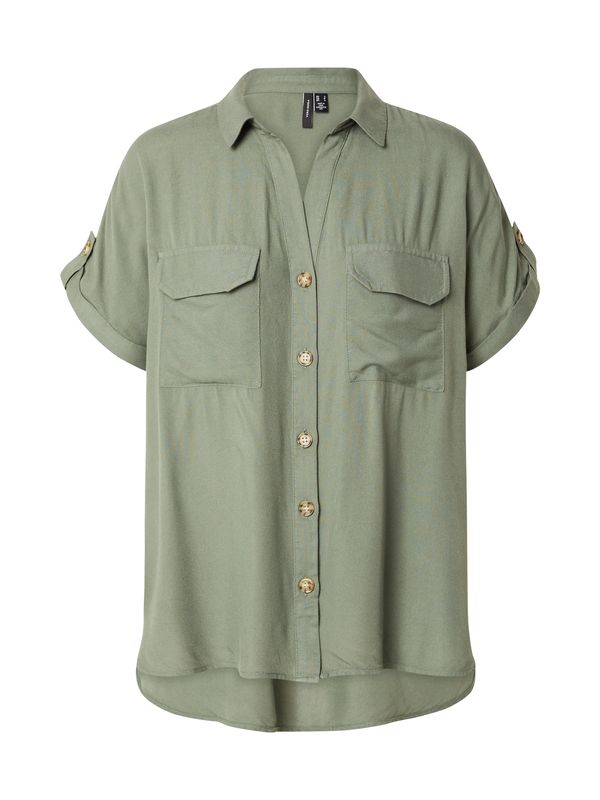 Vero Moda VERO MODA Bluza 'BUMPY'  zelena