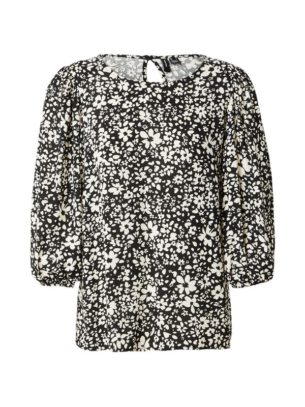 VERO MODA VERO MODA Bluza 'EASY'  crna / bijela