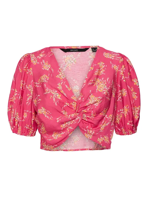 VERO MODA VERO MODA Bluza 'HIA ANEA'  svijetloplava / svijetlozelena / narančasta / roza
