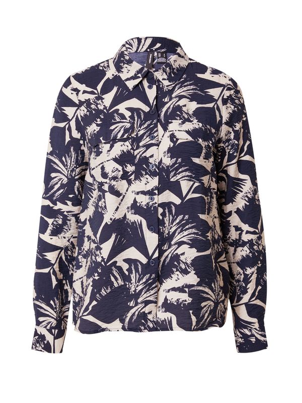 VERO MODA VERO MODA Bluza 'JOSIE'  bež / mornarsko plava