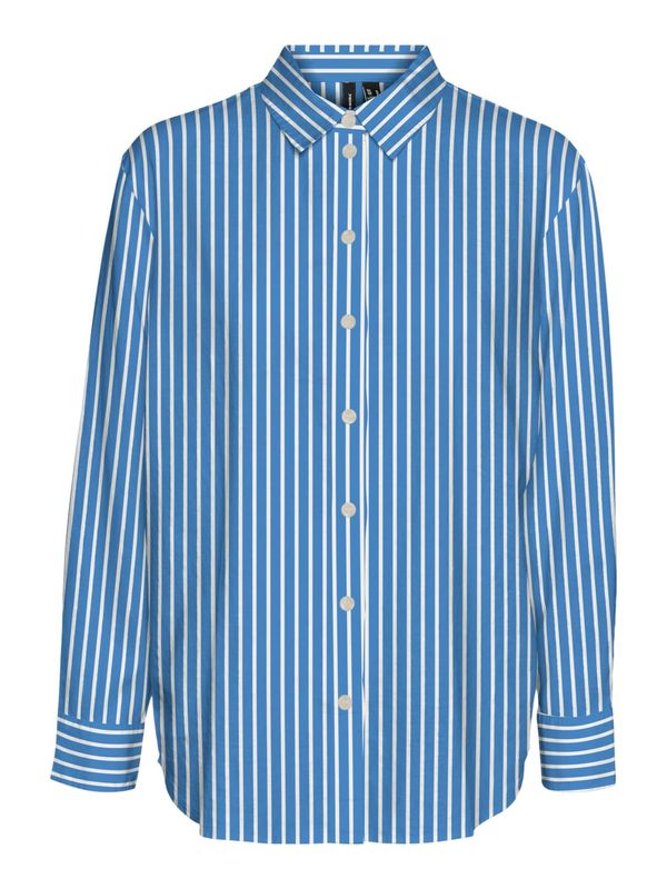 Vero Moda VERO MODA Bluza 'Linn'  plava / prljavo bijela