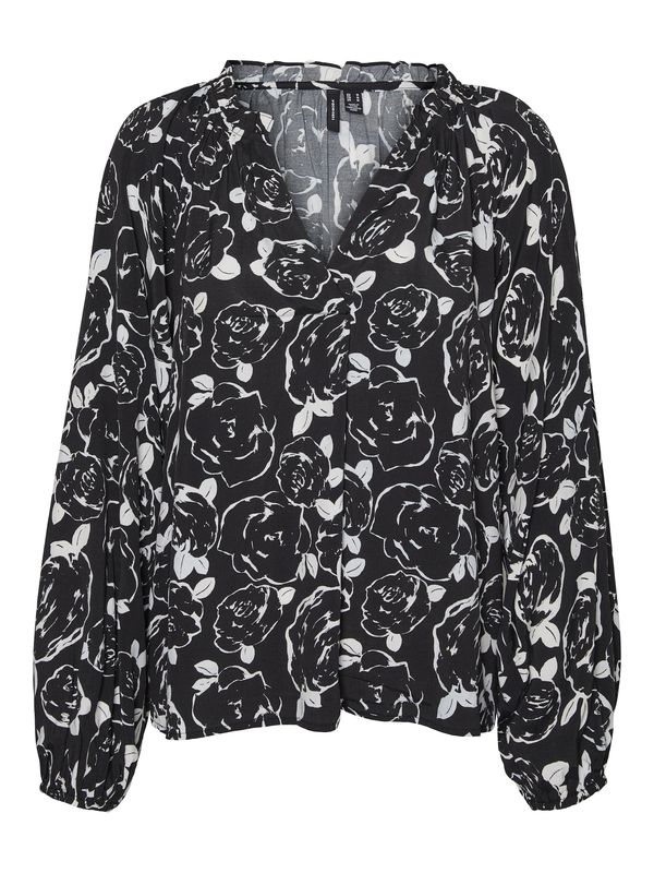 VERO MODA VERO MODA Bluza 'MARISOL'  crna / bijela