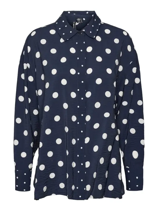 VERO MODA VERO MODA Bluza  morsko plava / bijela
